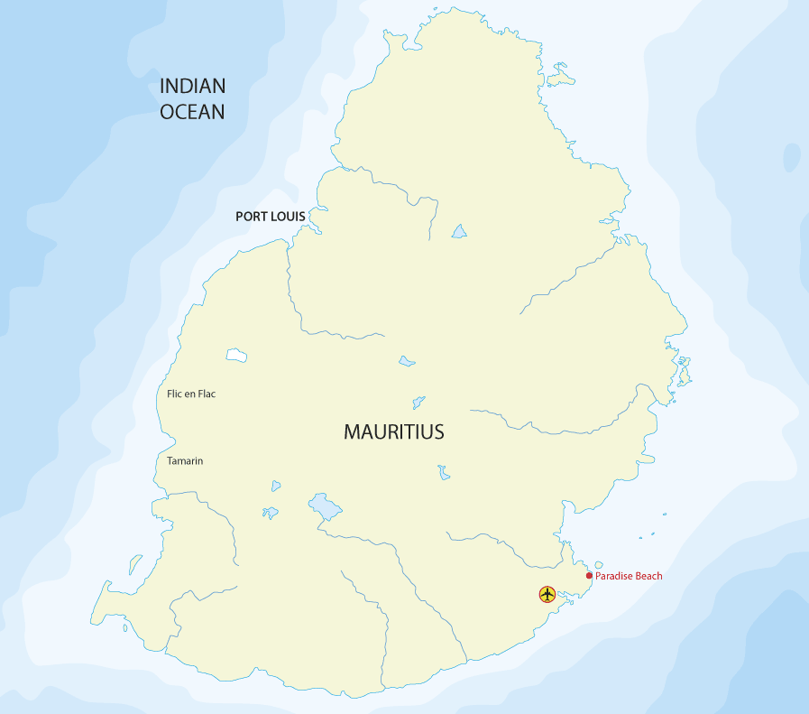 Paradise Beach Location Map